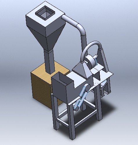 花生红衣脱皮机的设计 SW+CAD+说明书缩略图