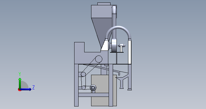 花生红衣脱皮机的设计 SW+CAD+说明书