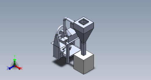 花生红衣脱皮机的设计 SW+CAD+说明书