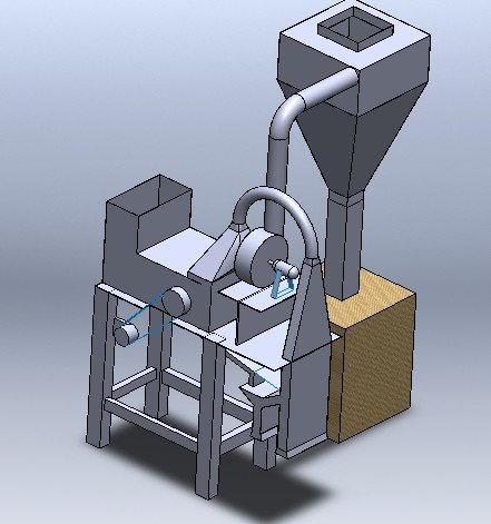 花生红衣脱皮机的设计 SW+CAD+说明书缩略图