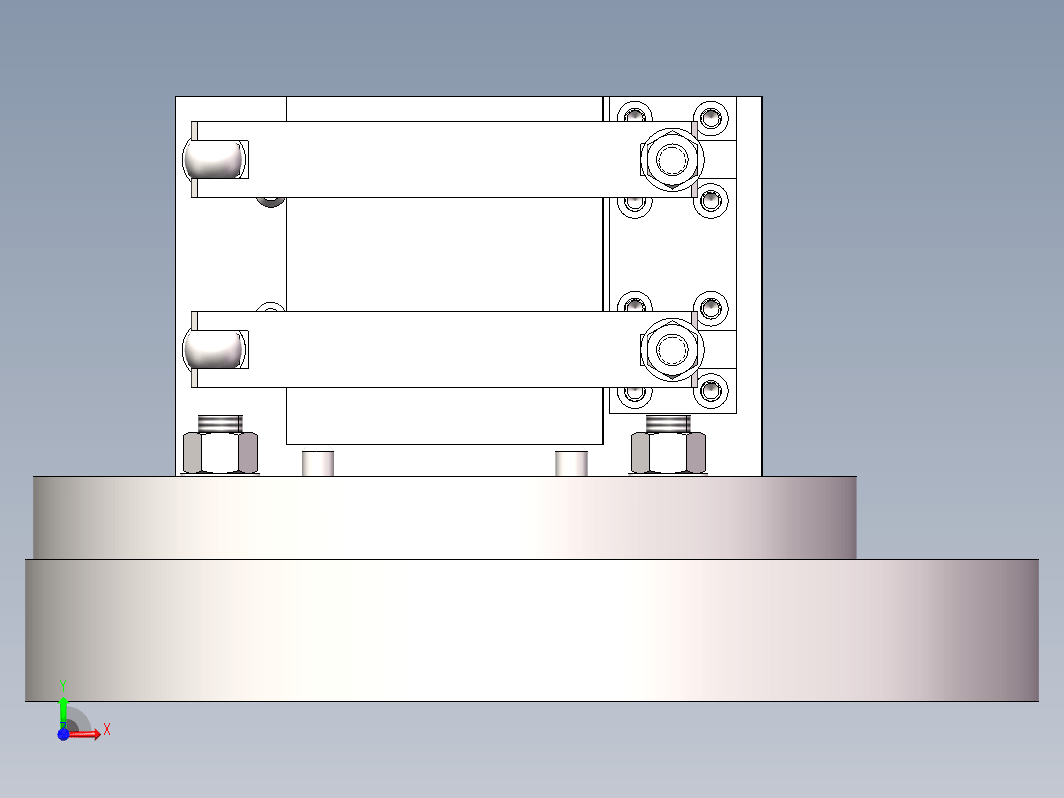 回转分度车夹具