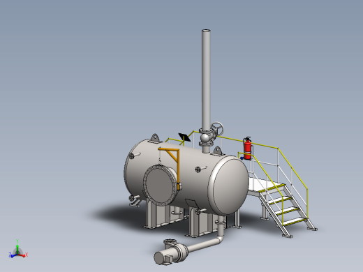工业储罐3D Industrial tank