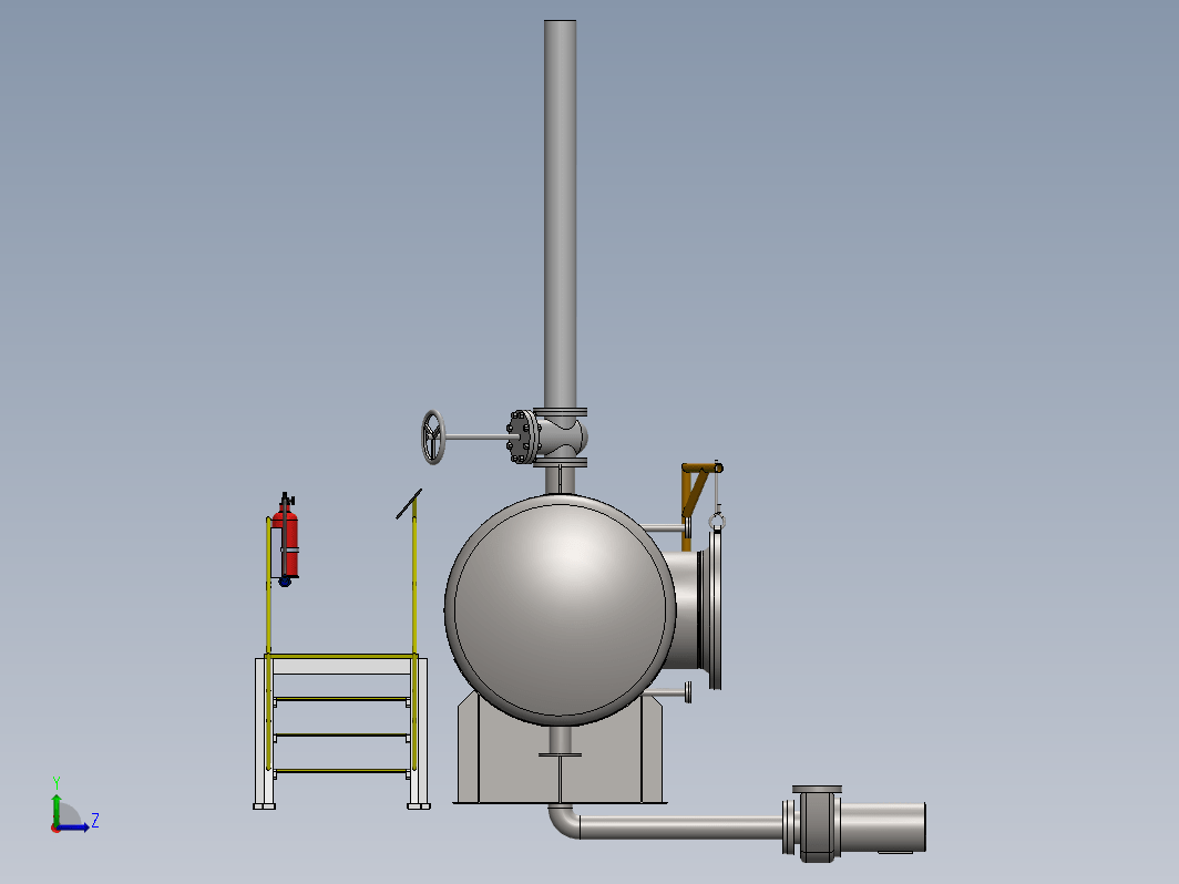 工业储罐3D Industrial tank
