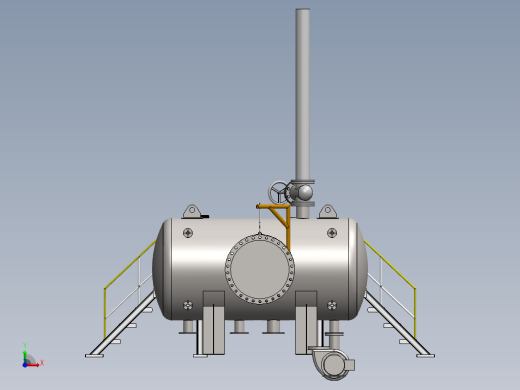 工业储罐3D Industrial tank缩略图