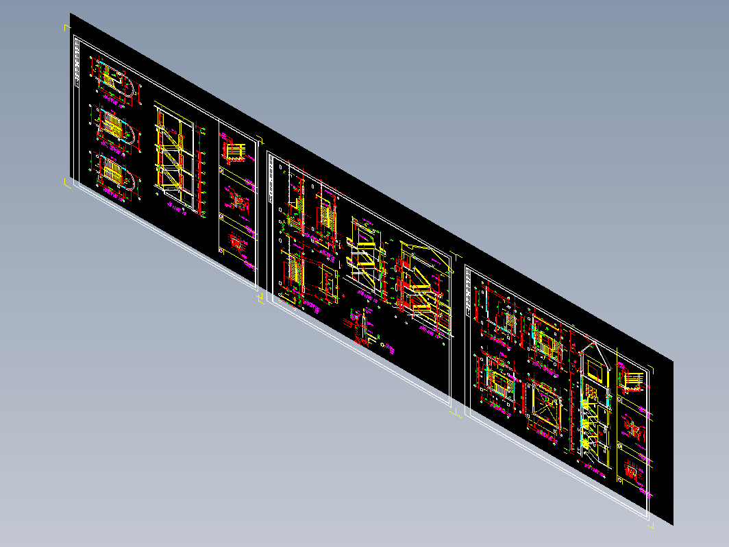 栏杆及阳台节点大样图（建筑cad图纸）CAD图纸