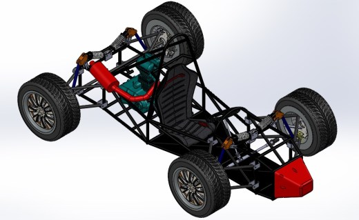 fsae方程式赛车设计图缩略图