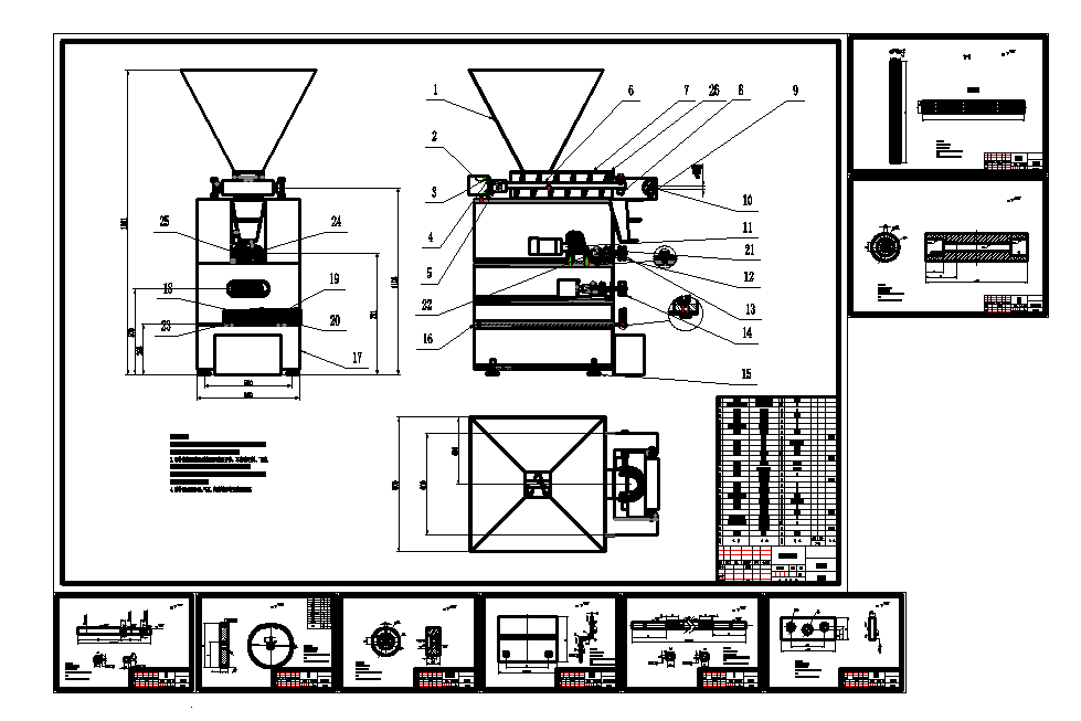 对块状糖果包装机三维SW2018无参+CAD+说明书