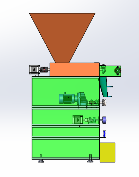 对块状糖果包装机三维SW2018无参+CAD+说明书