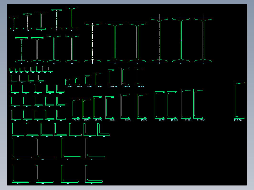 工字钢 角钢 槽钢 型钢2