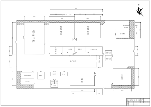 年产4000吨鱼罐头系列产品工厂设计CAD+说明缩略图