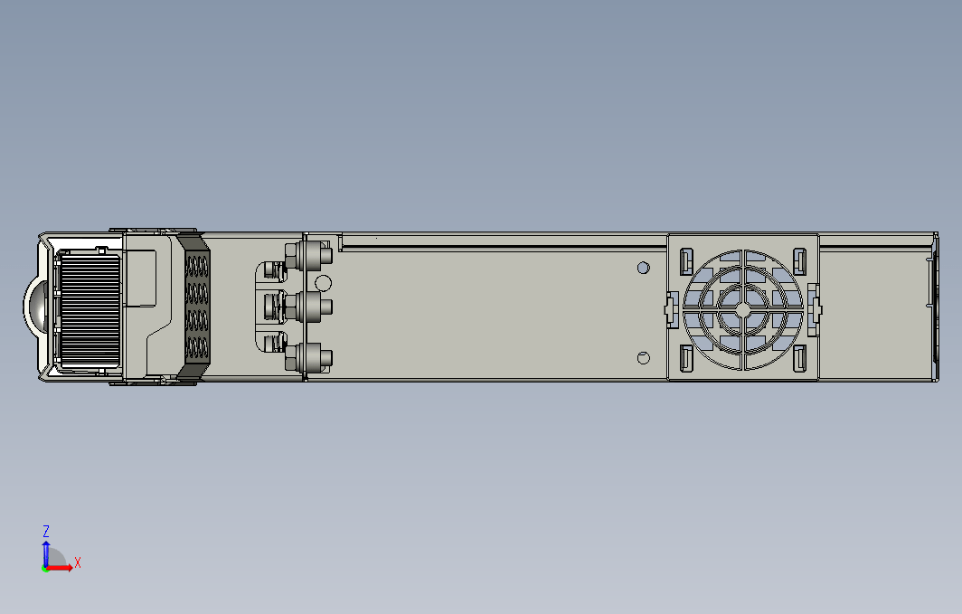 高性能多机传动驱动器STEP_B00(MD810-50M4T7.5G210+整机外形图)