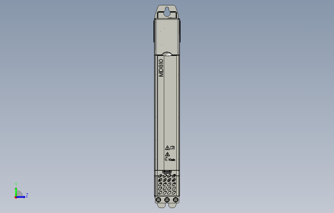 高性能多机传动驱动器STEP_B00(MD810-50M4T7.5G210+整机外形图)