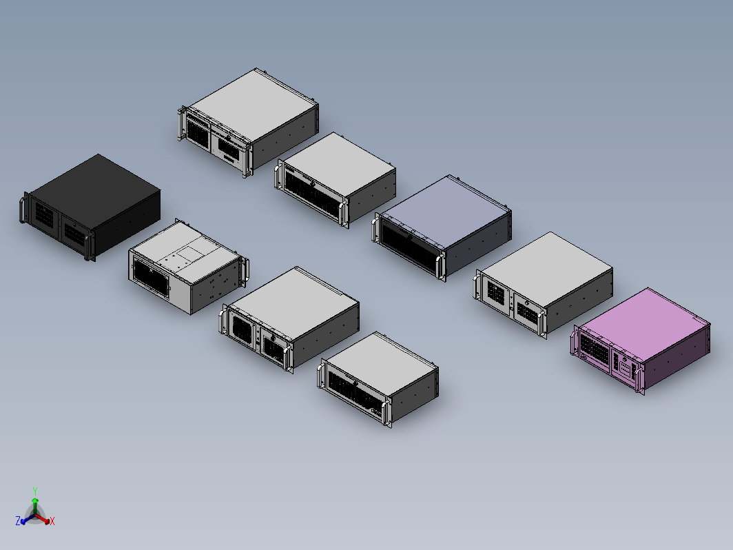 9款研华4U上架式机箱汇总