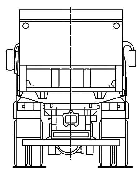 简易Mitsubishi Fuso卡车玩具