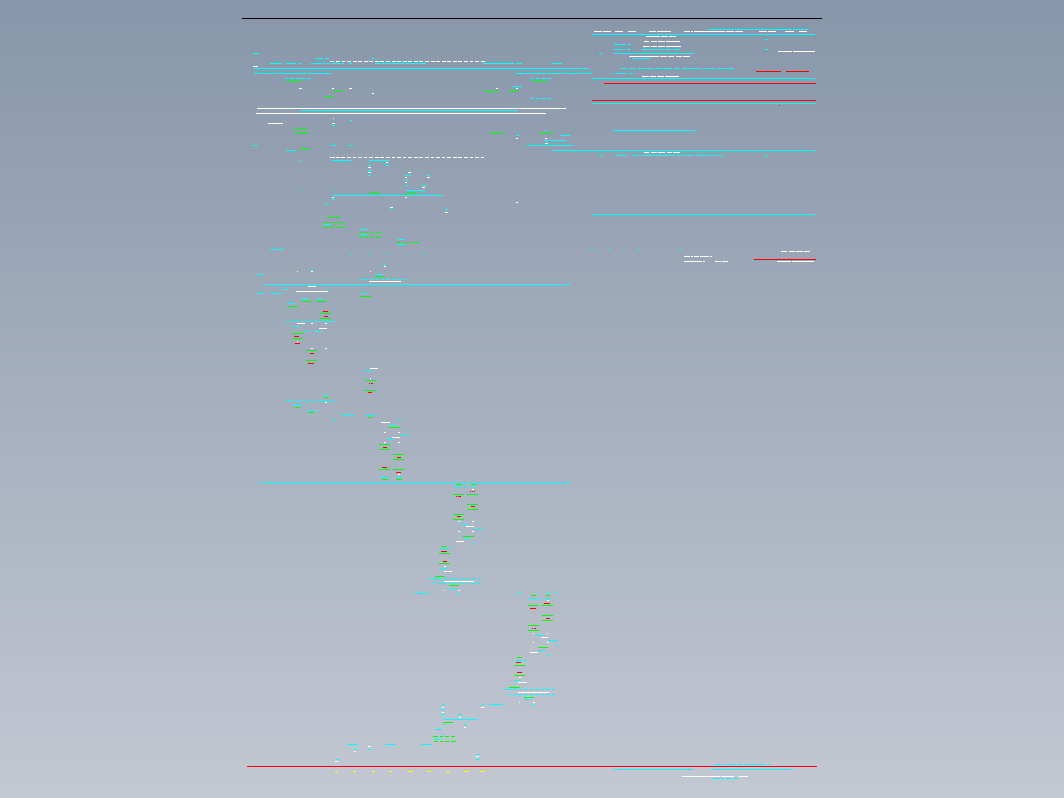 KB0-CC-96四台三用一备自投供(补)水泵系统及信号控制电路图1