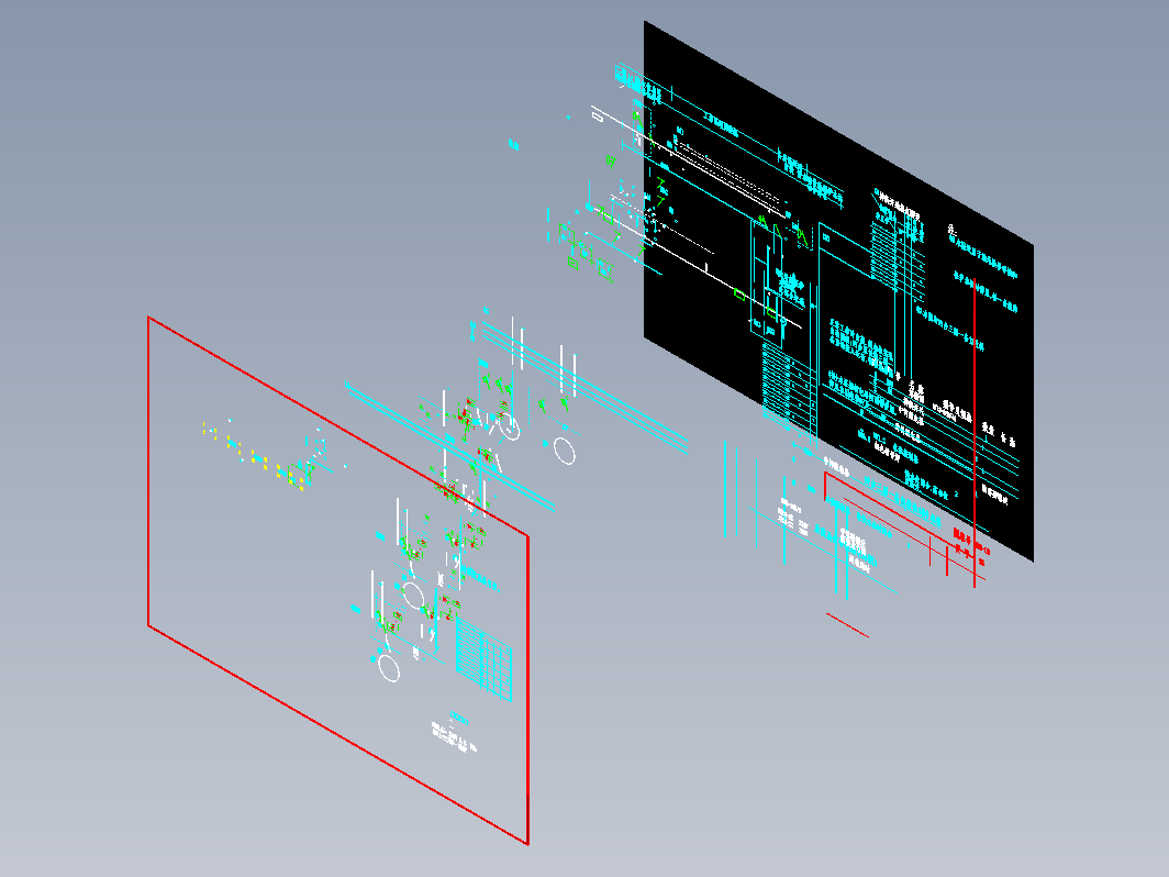 KB0-CC-96四台三用一备自投供(补)水泵系统及信号控制电路图1