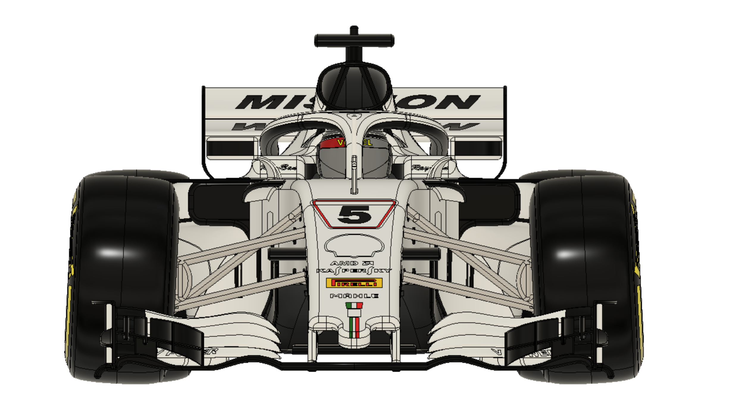 SF71H F1方程式赛车模型