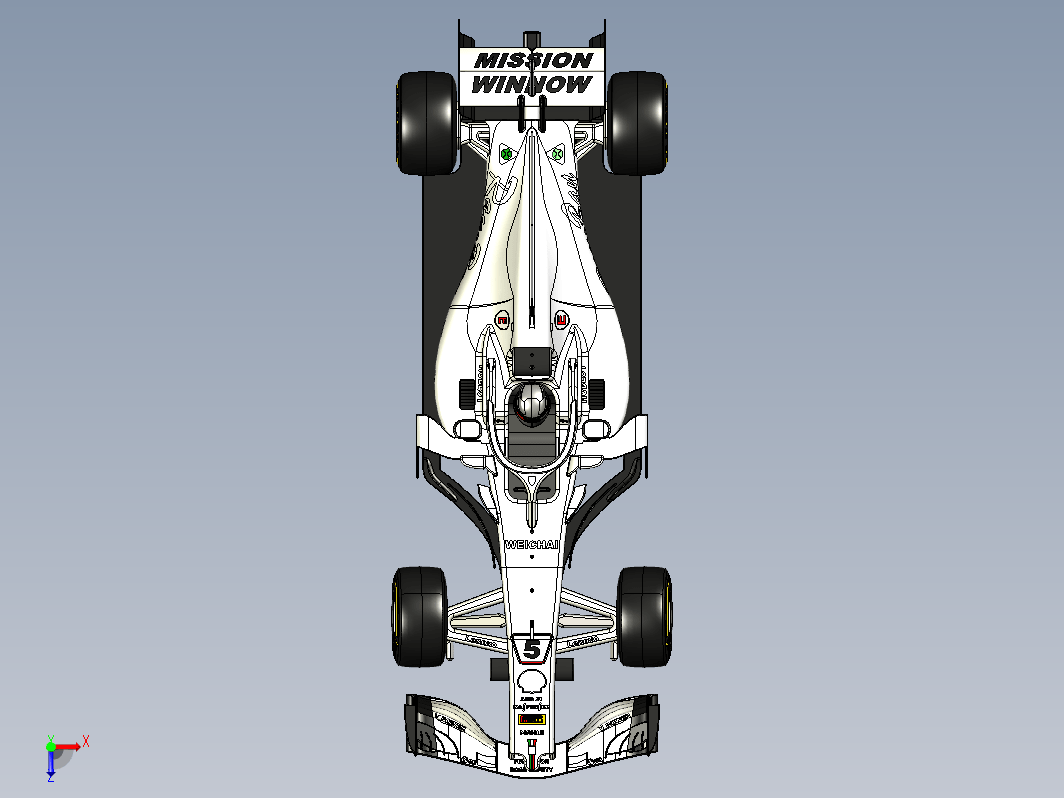 SF71H F1方程式赛车模型