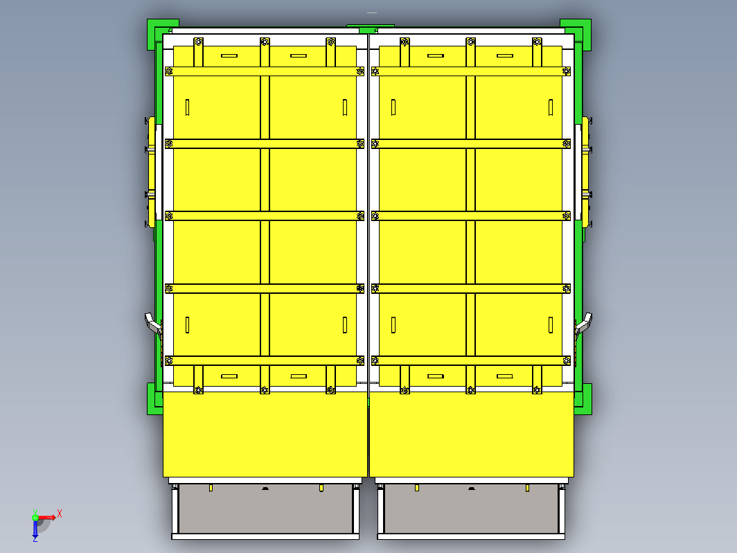 СРФ22х2型袋式除尘器改造成SBF-90x40x2-OV-R