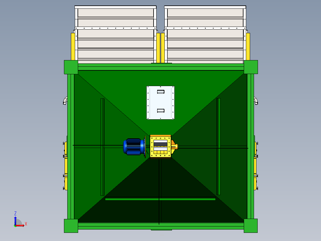 СРФ22х2型袋式除尘器改造成SBF-90x40x2-OV-R