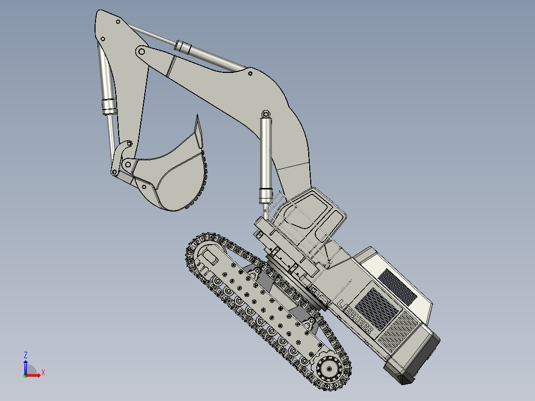 1比12 RC Lebherr 984挖掘机