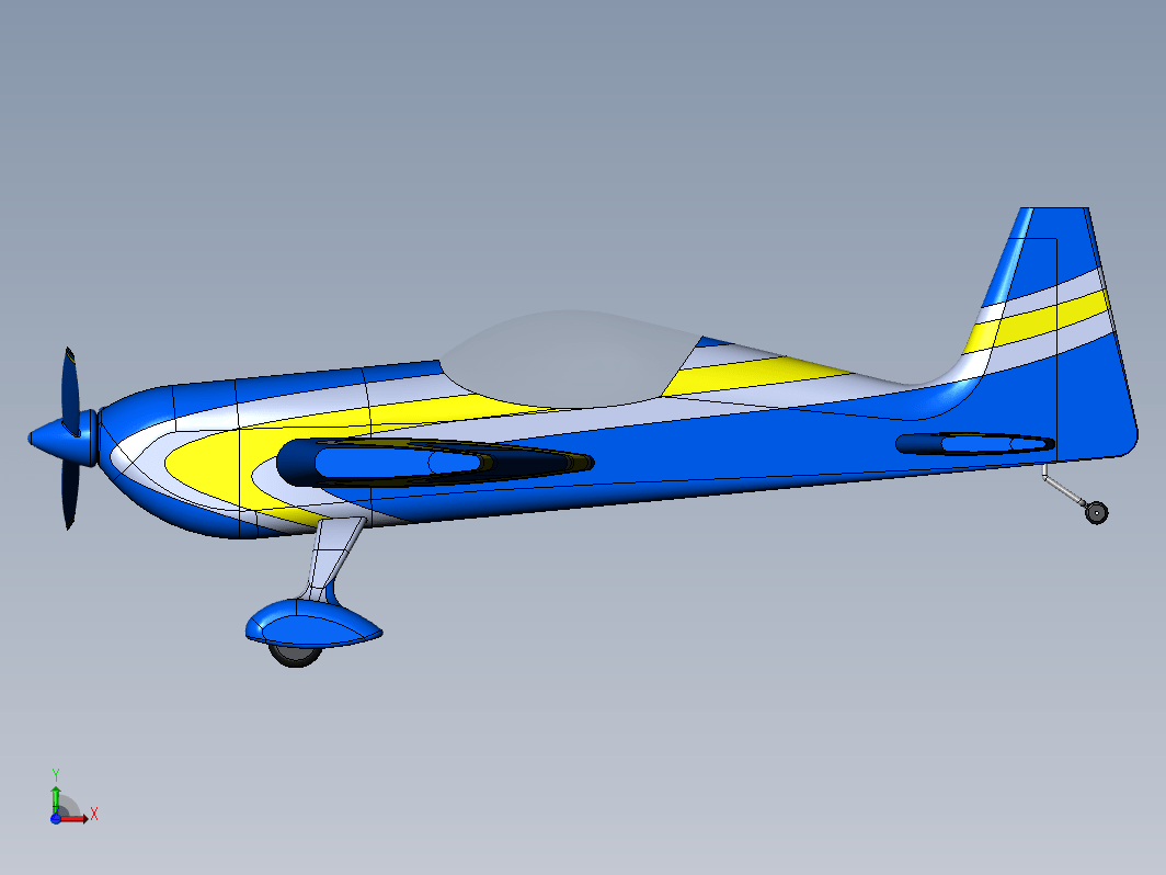 滑翔翼飞机建模