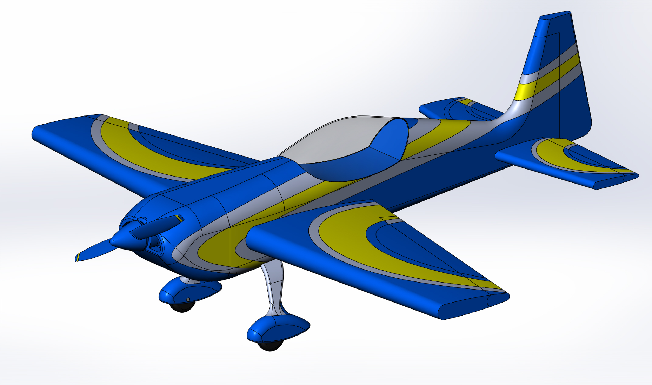 滑翔翼飞机建模