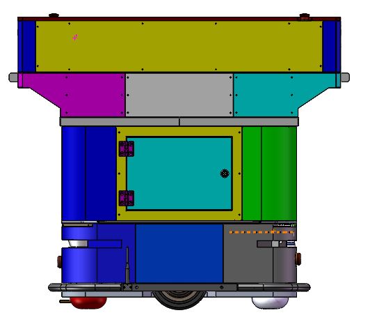 AGV线体转料车（已生产含BOM及2D）