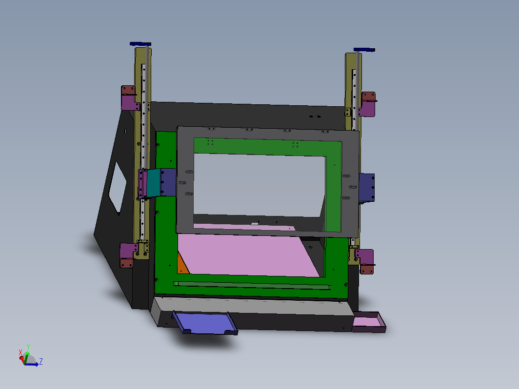 液晶panel电测机台