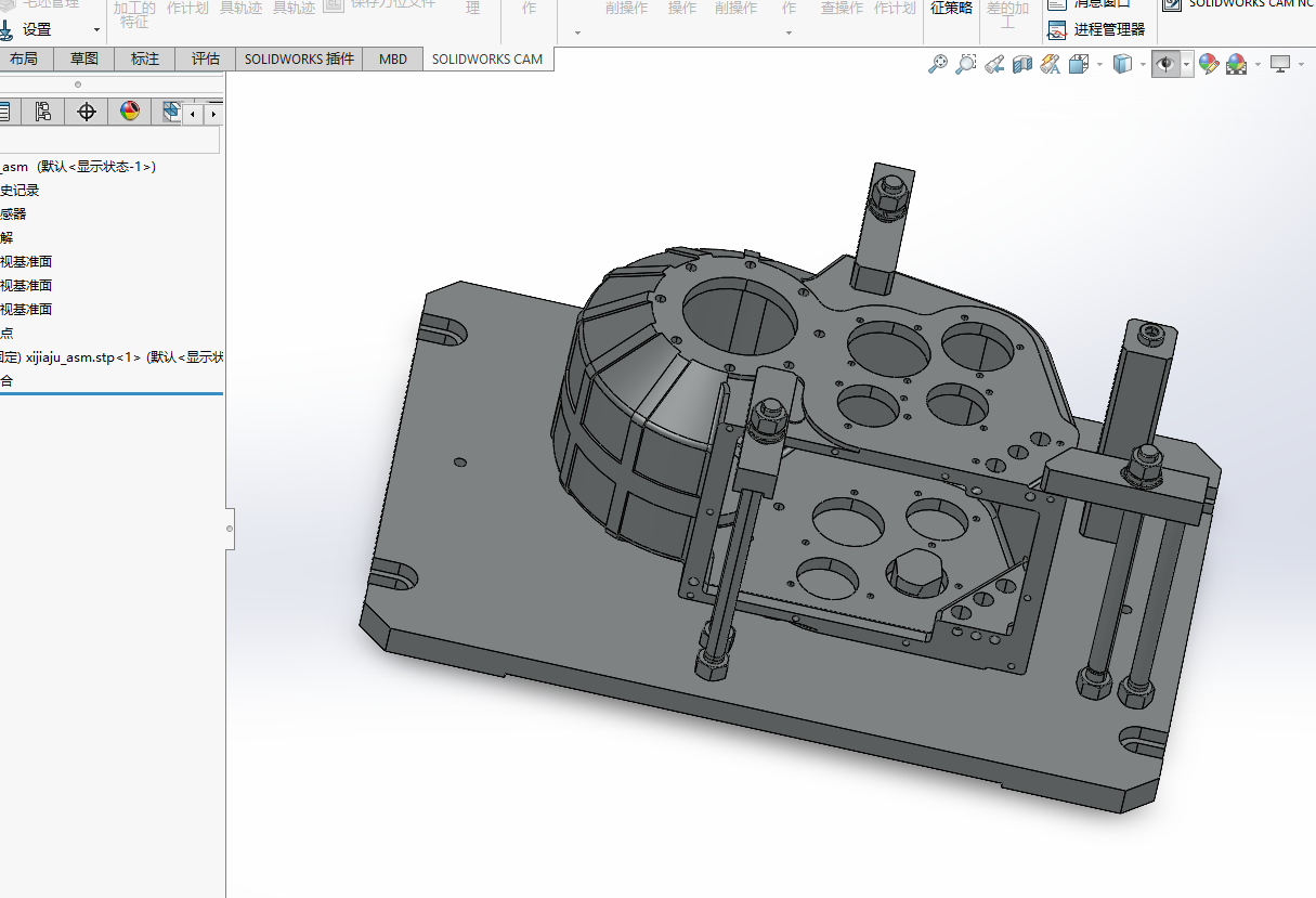 解放汽车变速器壳体工艺与夹具及数控编程三维UG10.0带参+CAD+说明书