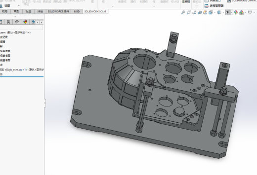 解放汽车变速器壳体工艺与夹具及数控编程三维UG10.0带参+CAD+说明书缩略图
