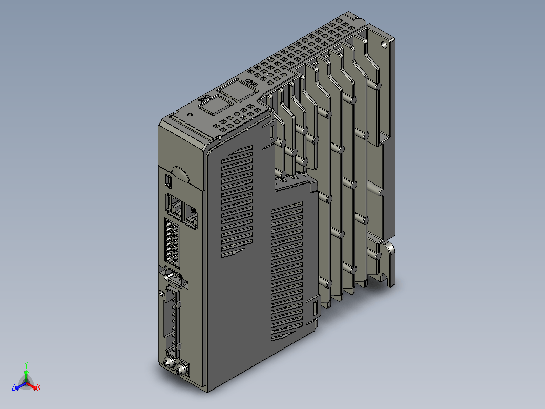 雷赛L7EC系列私服驱动器3D图纸