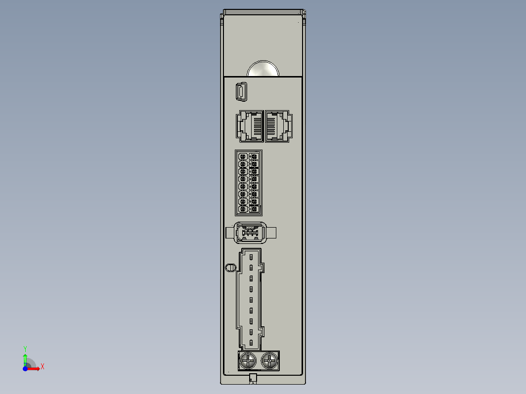 雷赛L7EC系列私服驱动器3D图纸