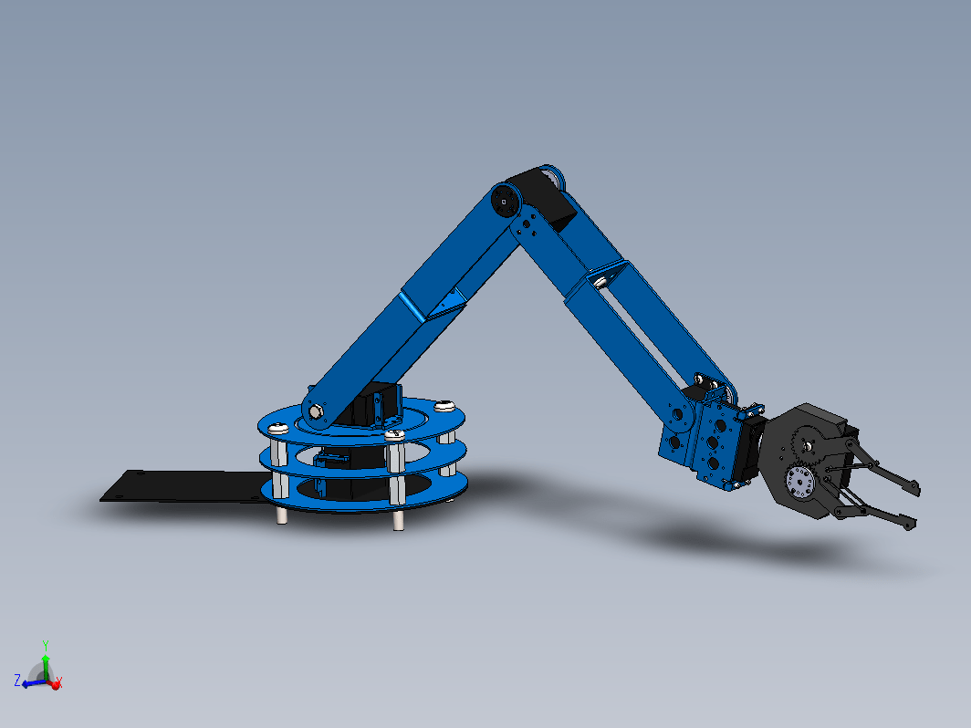 arm-robot简易四轴机械手