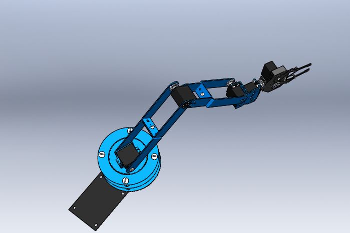 arm-robot简易四轴机械手