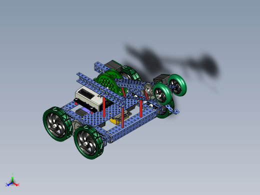 VEX ROBOT 1998四轮机器人小车缩略图