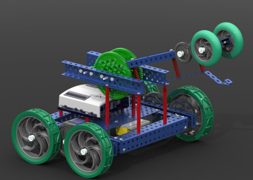 VEX ROBOT 1998四轮机器人小车缩略图