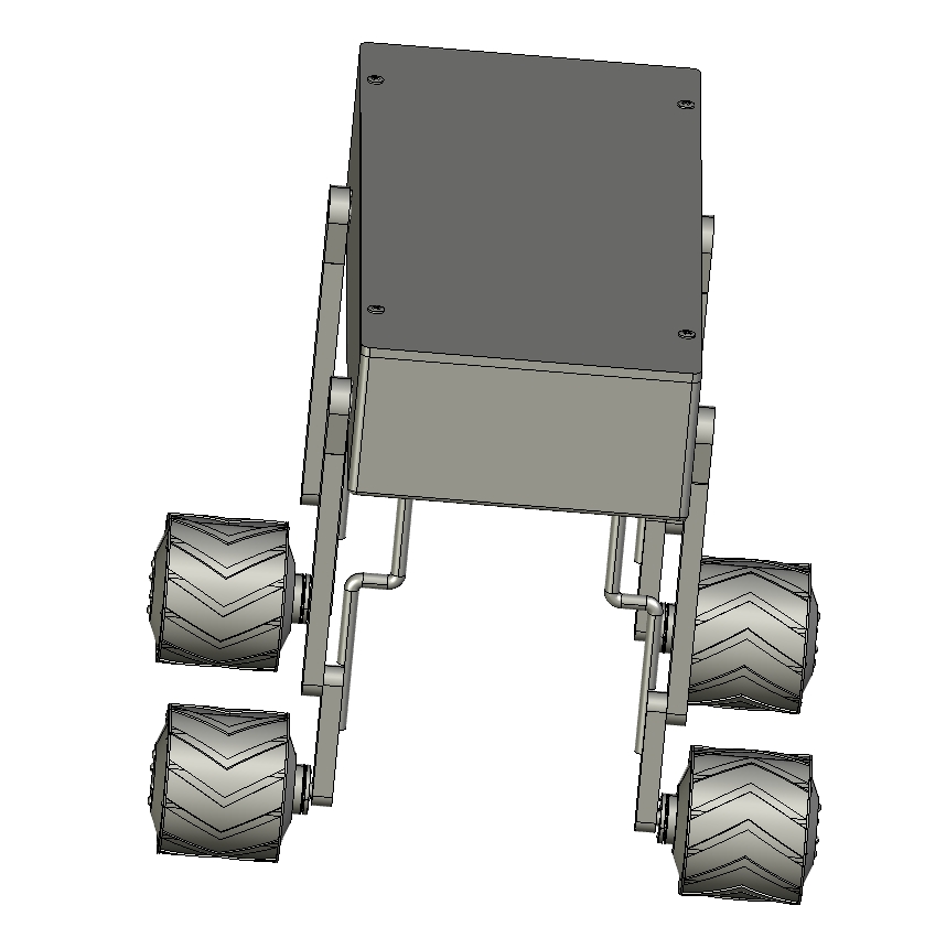 轮足结合式柔性机械腿设计三维Step+CAD+说明书