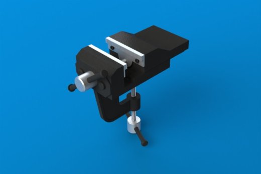 虎钳台钳卡钳-bench-vice-24 7 STP IGS缩略图