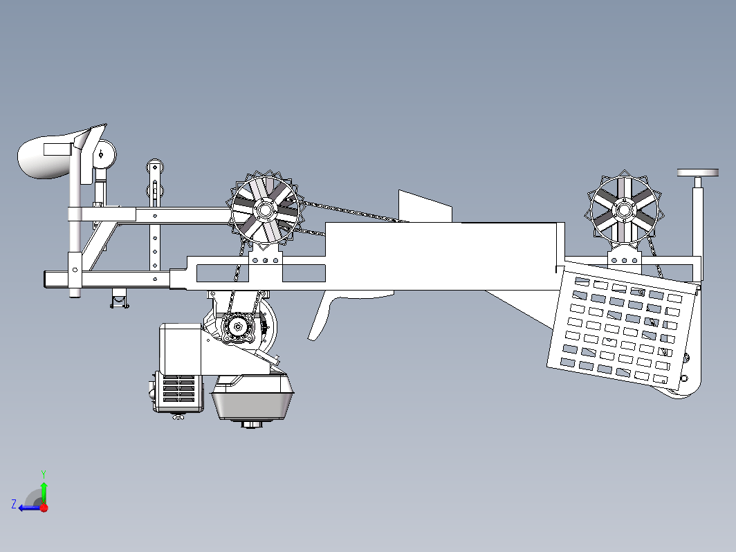 大姜播种机三维三维SW2018带参