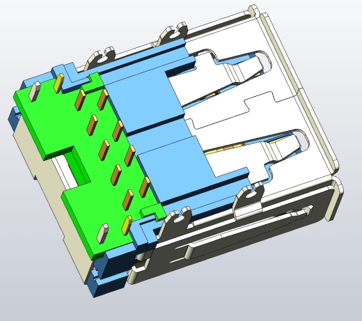 USB 3.1 母头插座缩略图