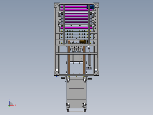 PCB自动化收放板机三维SW2015带参缩略图