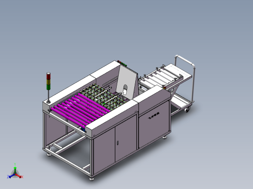 PCB自动化收放板机三维SW2015带参缩略图