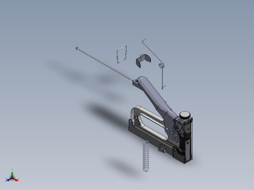 stapler办公室订书机结构