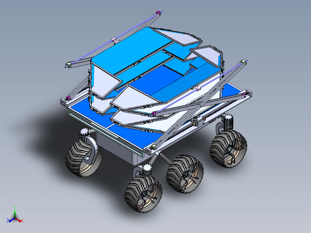 SURYA-PAAN折叠型月球车火星车