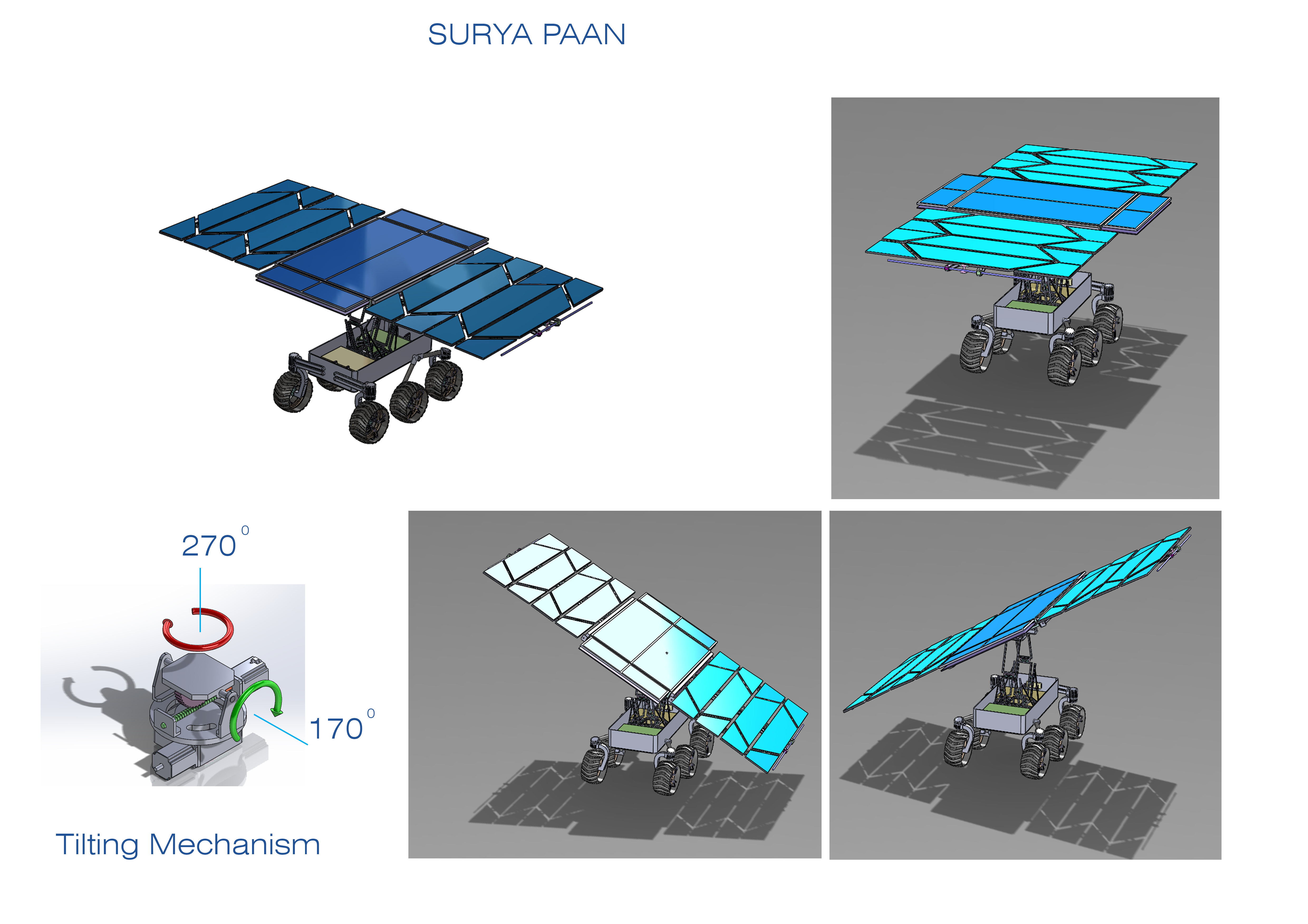 SURYA-PAAN折叠型月球车火星车