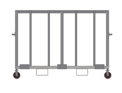 A字钣金推车 Sheet metal cart缩略图