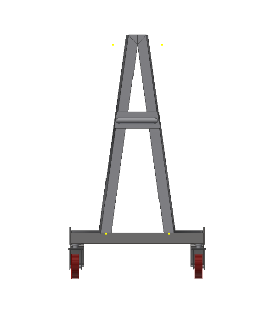 A字钣金推车 Sheet metal cart缩略图