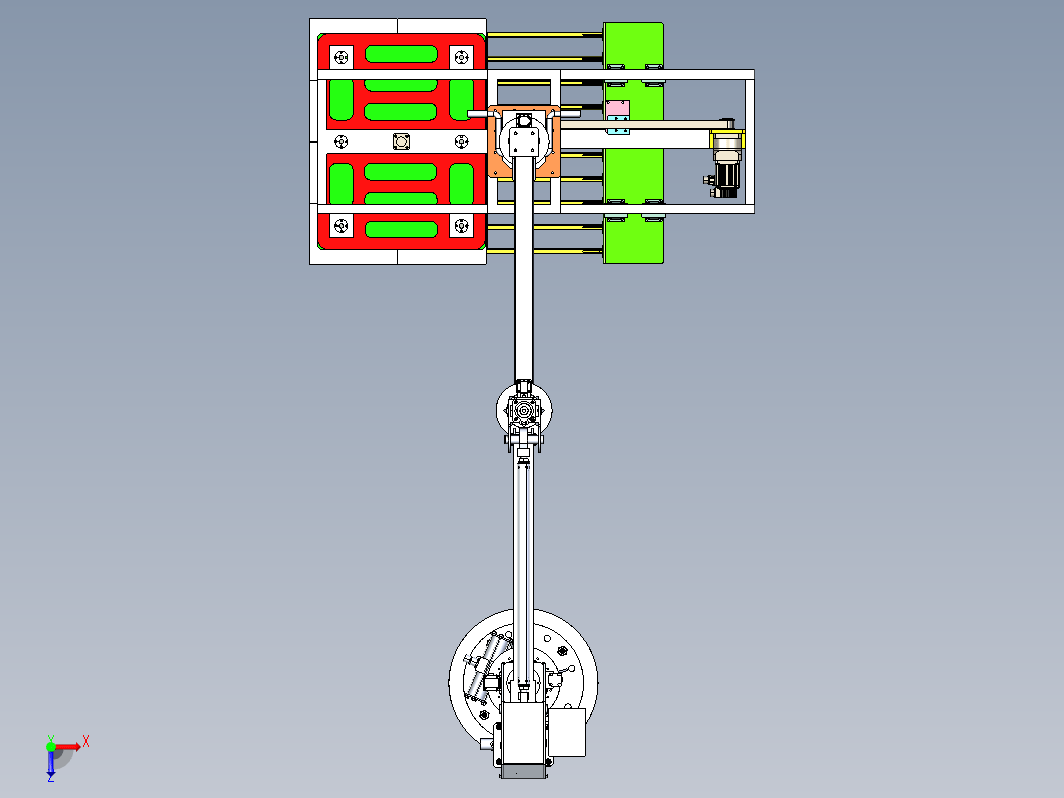 木箱助力搬运机械手臂模型