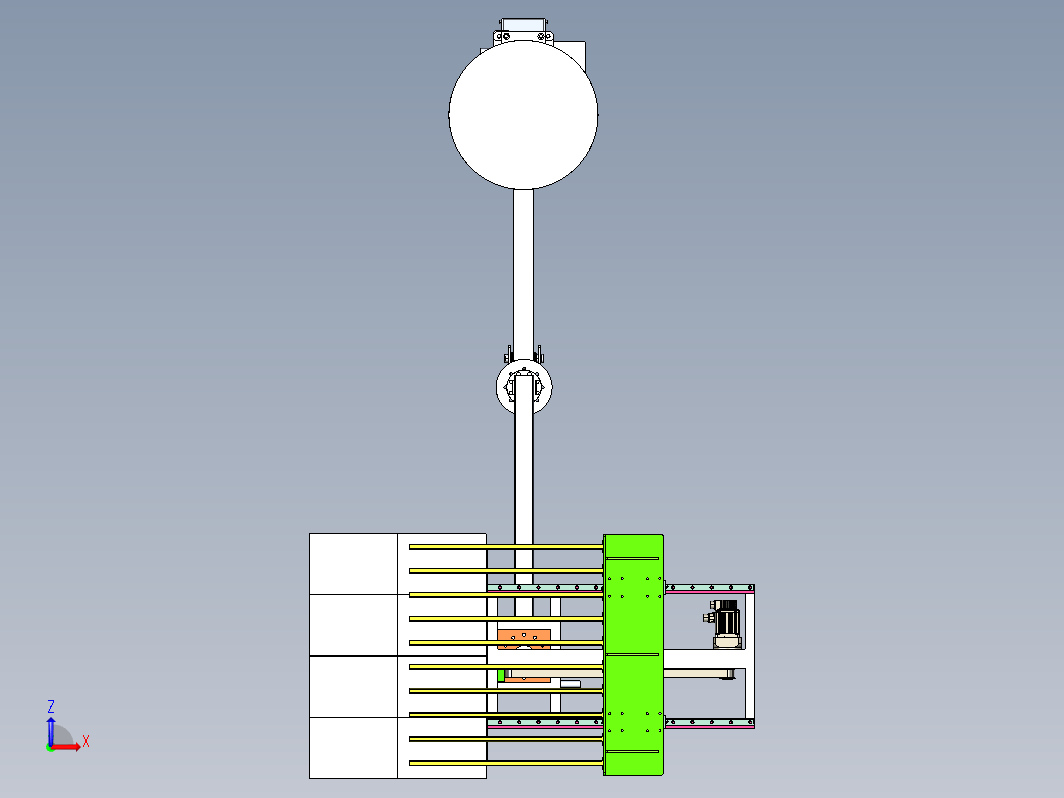 木箱助力搬运机械手臂模型